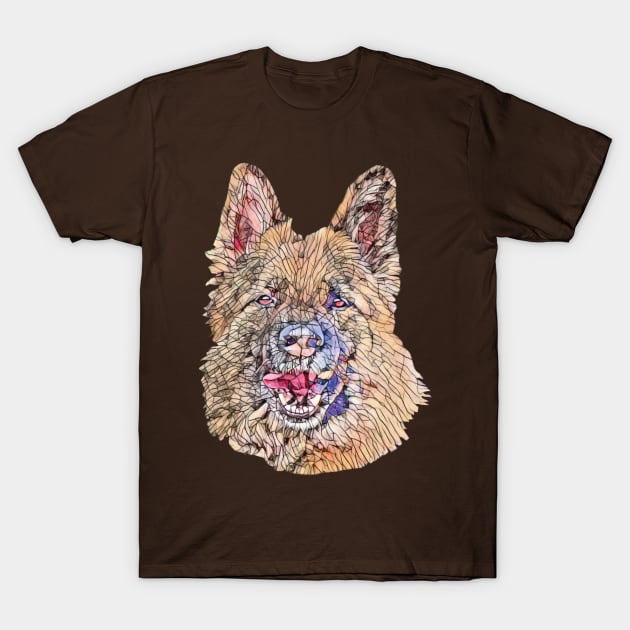 German Shepherd T-Shirt by DoggyStyles